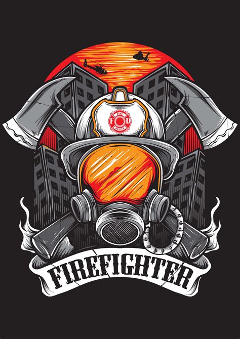 Firefighter Buy T Shirt Design For Commercial Use Buy T Shirt Designs