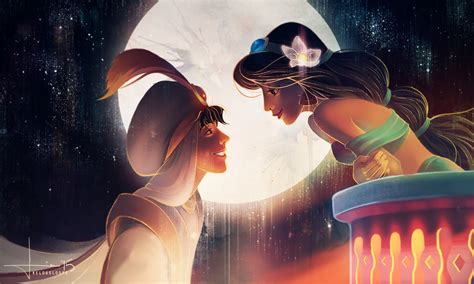 Jasmine And Aladdin Disney Princess Couples Fan Art 38425229 Fanpop
