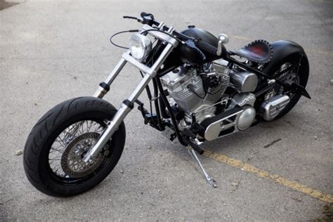 Custom Rocketeer Motorcycle By Brass Balls Cycles V 111 Motor Flat Black