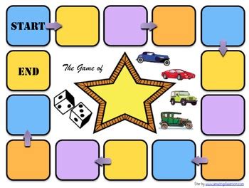 Abstract strategy for example in chess the king and queen doesn't do anything except moving one step forward. Blank Game Board Template (Customize for Games, Activities ...