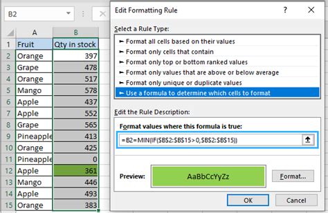 How To Use Min Function In Microsoft Excel