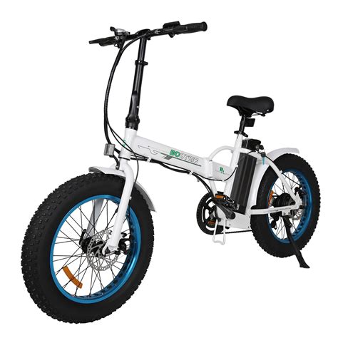 Ecotric Electric Fat Tire Bicycle 20 X 4 Folding Bike 500w 36v 12ah