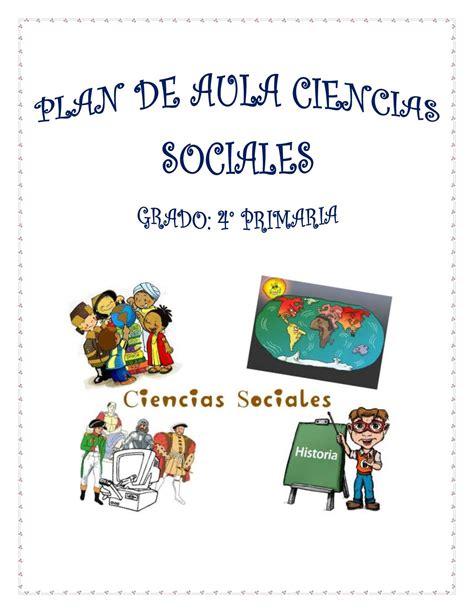 Plan De Clase Ciencias Sociales Grado 4° Calameo Downloader