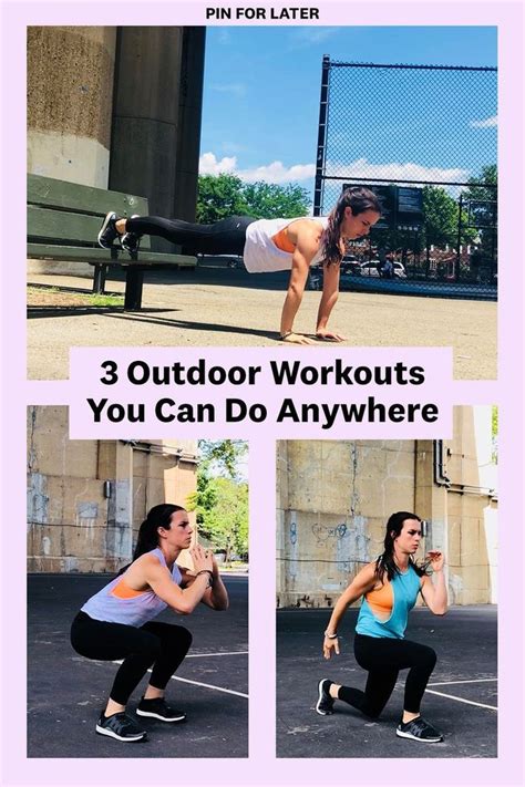 The Best Outdoor Workouts For People Who Usually Stick To The Gym Outdoor Workouts Outdoor