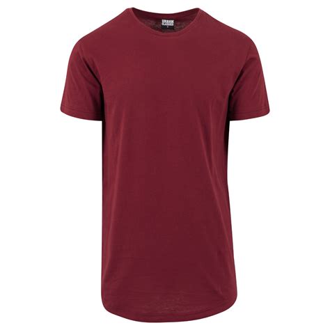 Urban Classics Herren T Shirt Shaped Long Tee Extra Lang Oversize Shirt