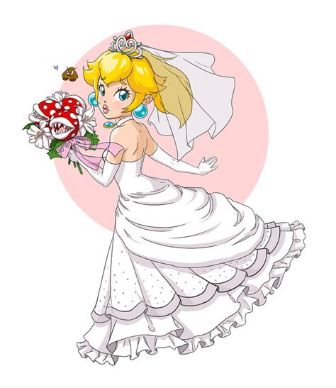 Princess Peach Bridal Super Mario Odyssey By Daloween On Deviantart