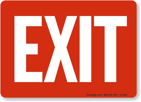 Free Exit Signs Download Free Exit Signs Png Images Free Cliparts On