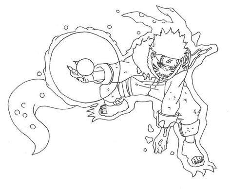 Nine Tailed Naruto Lineart By Uchihabloodline On Deviantart