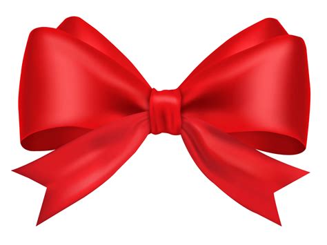 Red Bow Ribbon No Background Png Transparent Background Free Download