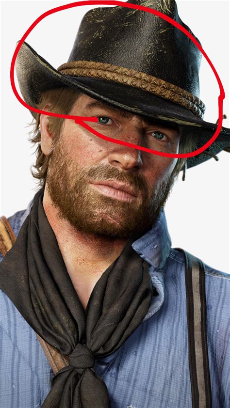 In Red Dead Redemption Ii 2018 Arthur Has A Cowboy Hat On His Head