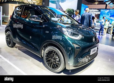 The Chery Ant Q Small Ev On Display At The 2023 Shanghai Auto Show
