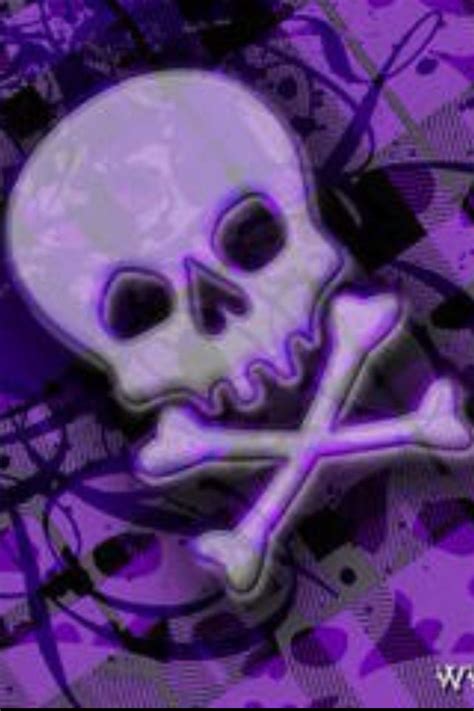 42 Purple Skull Wallpaper On Wallpapersafari