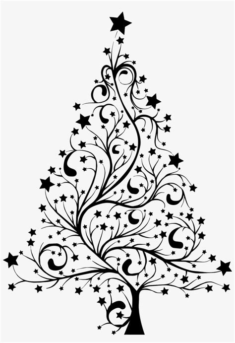 487x447 happy2bscrappin' deer silhouette with tree paper cutouts. Christmas Tree Black And White Svg Royalty Free Stock ...