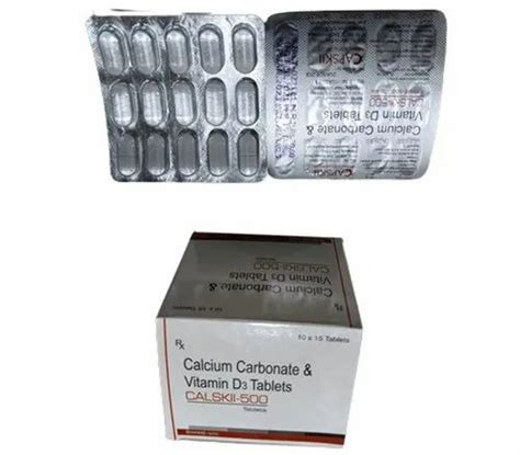 Capskii Calcium Carbonate Vitamin D3 Tablet 10x15 Tablets Prescription At Rs 160box In Delhi
