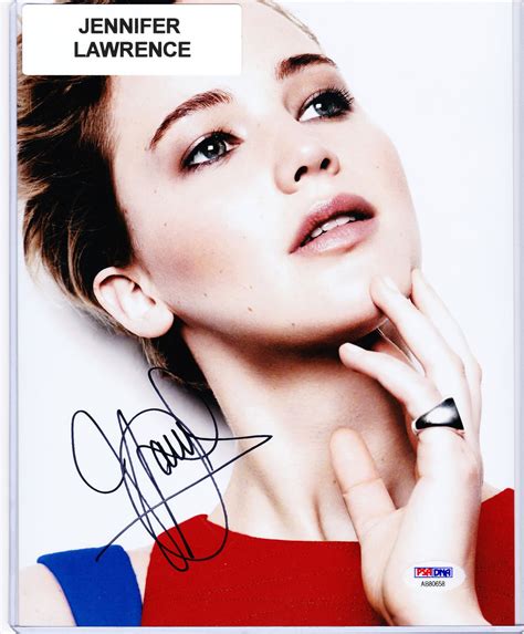 Jennifer Lawrence Autograph Signing