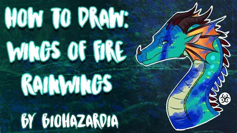 How To Draw Rainwing Wings Of Fire Featuring Glory By