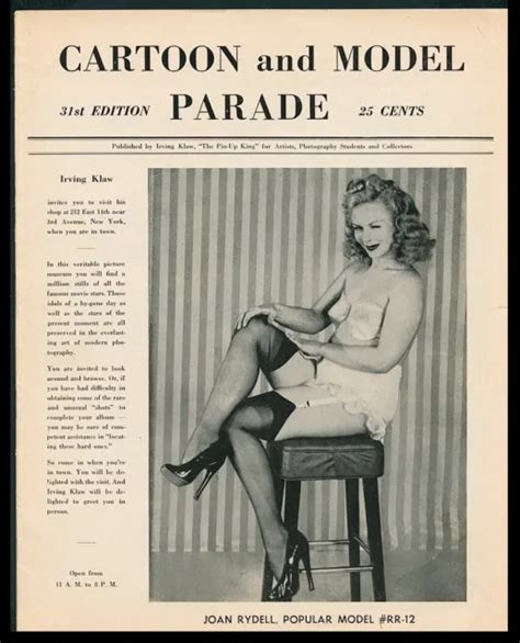 American Irving Klaw Cartoon Model Parade Eve Rydell Original Mailer Picclick