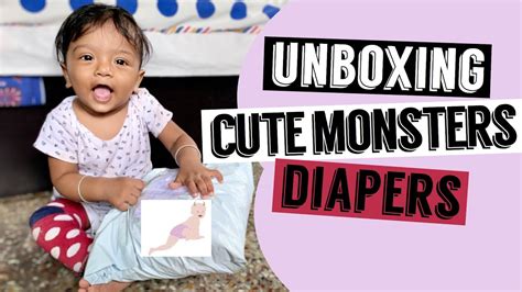 Cute Monsters Diaper Unboxing Preflat Cloth Diapers And More Youtube