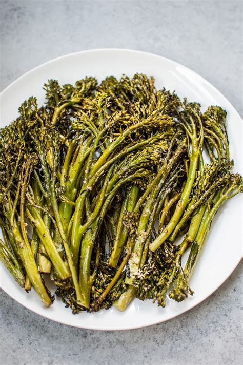 Balsamic Parmesan Roasted Broccolini Side Dish Salt And Lavender