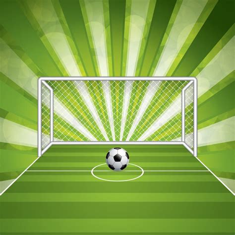 Soccer Goal And Ball Stock Illustration Illustration Of Shoot 38629595
