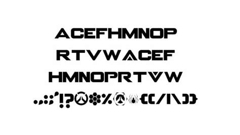 Overwatch Font Free Download Free Fonts Download Game Font Video