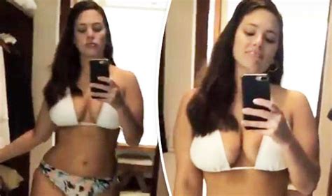 Ashley Graham S Ample Bust Threatens To POP OUT Of Racy Bikini As She GYRATES In Sexy Clip