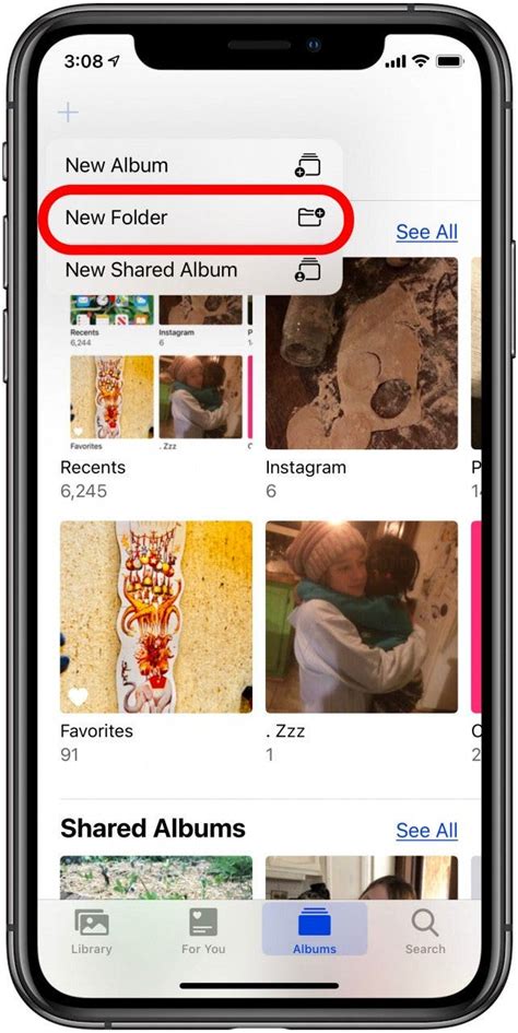 How To Make Folders For Photo Albums On Iphone In The Photos App