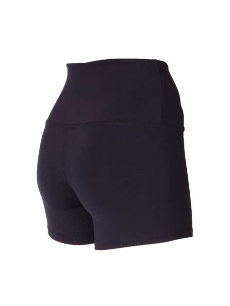 Brazilian Supplex® Extra High Waisted Booty Shorts Black Blockout Clothing