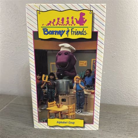 Barney And Friends Alphabet Soup Vhs Music And Educational 1992