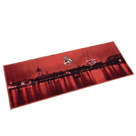 Entscheiden sie selbst, ob sie einen schlichten teppich bevorzugen, der ihr interieur harmonisch abrundet. 1. FC Köln Fan-Teppich - Skyline - Teppich, Teppichläufer ...