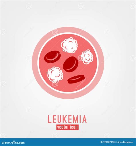 Leukemia Icon Image Stock Vector Illustration Of Genetic 123687450