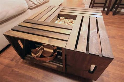 Concrete coffee tables are best for delivering an industrial edge, while black marble gives a moody feel. How to Make a Crate Coffee Table