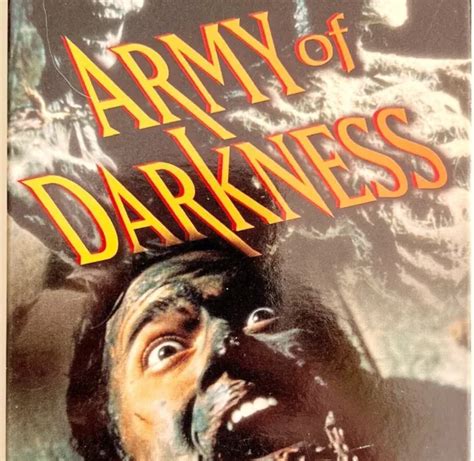 Army Of Darkness Vhs 1999 Evil Dead Horror Comedy Zombies Bruce