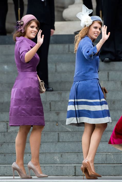 Princess Eugenie And Princess Beatrice Diamond Jubilee Service 2012 Best Dressed British