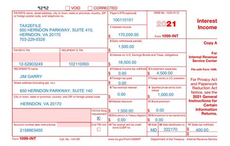 E File 1099 Int Irs Form 1099 Int And Interest Income