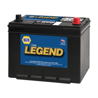 Bought advance auto parts gold battery with 3 year warranty. NAPA The Legend Professional Battery BCI No. 124R 700 A ...