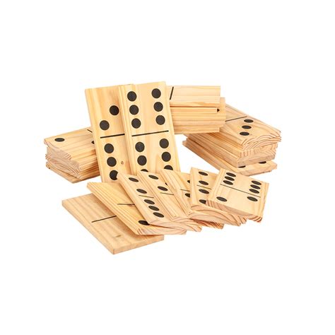 Giant Dominoes Fun Indoor And Outdoor Wooden Game Jenjo Games