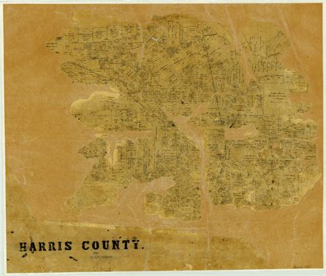 Harris County 3635 Harris County General Map Collection 3635