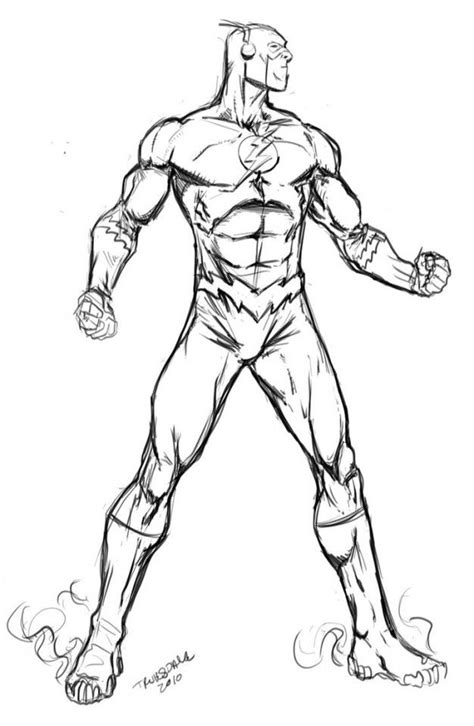 Imagen de broly para pintar : Flash para pintar, colorear e imprimir | Flash dibujo ...
