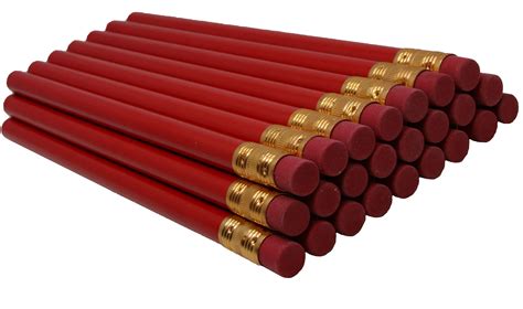 Revmark Jumbo Round Red Pencil 24 Pack With Black Lead Usa Made