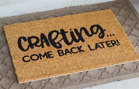 How To Make A Door Mat With Your Cricut Karley Hall
