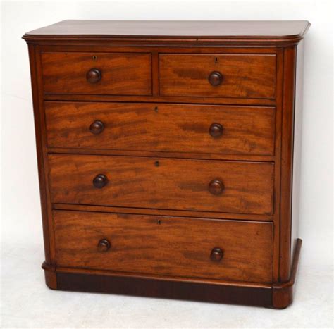 Antique Victorian Mahogany Chest Of Drawers 322266 Sellingantiques