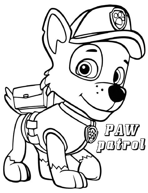Free Printable Paw Patrol Coloring Pages For Free Usage Educative
