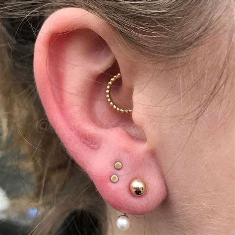 Simple Stacked Lobe And Healed Daith By Cassisoclassy