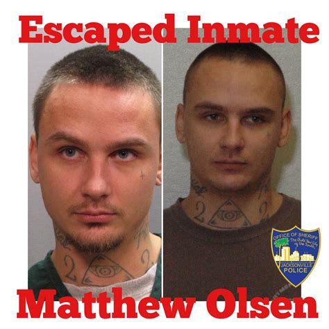 UPDATE: Jacksonville police say escaped inmate back in custody, will