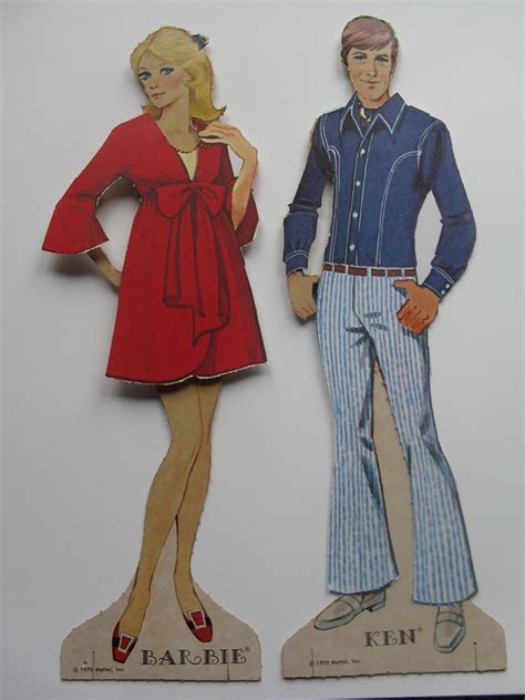 Barbie And Ken Paper Dolls Year 1970 1976 Publisher Whi Flickr