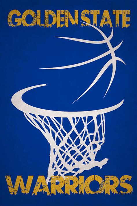 Golden State Warriors Hoop - Poster - Canvas Print ...