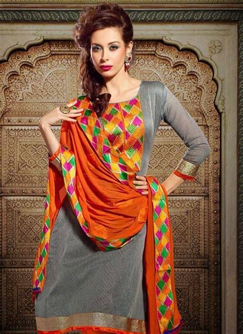Phulkari | attri retails pvt ltd (agog). Phulkari suit great combination | Punjabi outfits ...