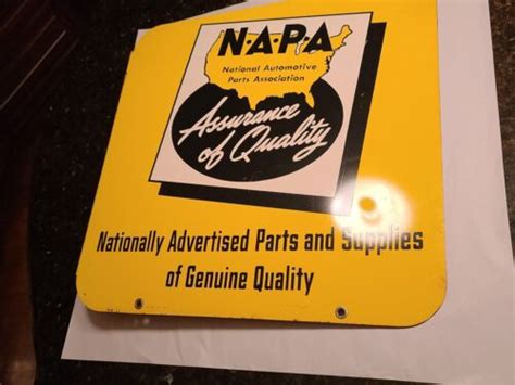 Vintage Napa Auto Parts Metal Sign Ebay