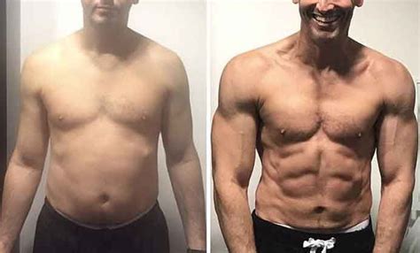 Body Transformation Before And After Fitness Mannen Workouts Zonder